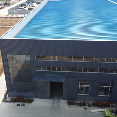36m Span Stahlkonstruktion Lager mit Fluorkohlenstofffarbe