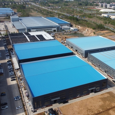 36m Span Stahlkonstruktion Lager mit Fluorkohlenstofffarbe