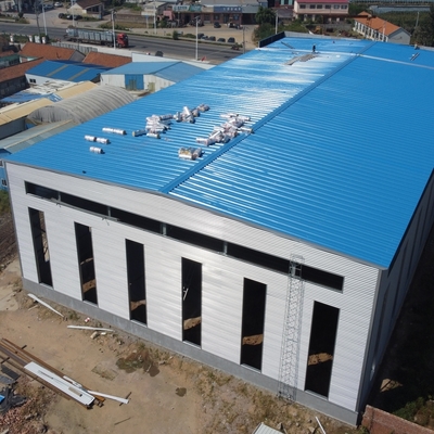 Stahlrahmen-Fertigbauhalle Q235B Q355B Material