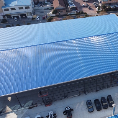 Autoreparaturwerkstatt Stahlrahmengebäude mit Glaswolleplatten