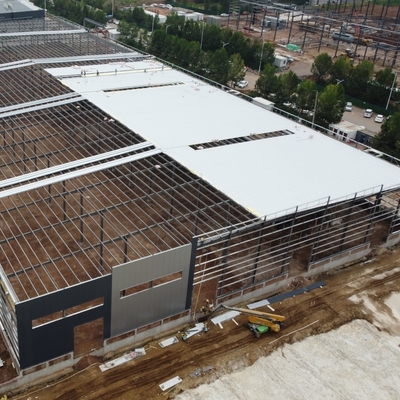 Q355B Z-Profil Pfette 1,8 mm verzinkte Stahlkonstruktion Lagerhalle