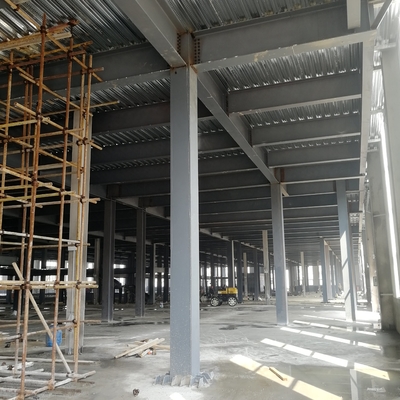 Kundenspezifische Stahlkonstruktionswerkstatt aus Fertigteilen Q235B Q355B ASTM A36