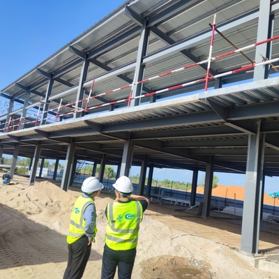 Mehrstöckige Stahlrahmengebäude Hochhausbau Q235B Q355B