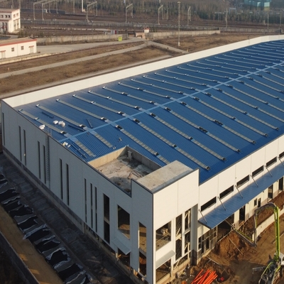 Leichtstahlrahmen Lagerhaus Q235B Q355B Lebensdauer 50 Jahre