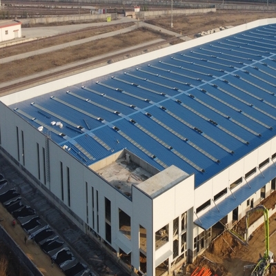 Fertigteil-Stahlkonstruktionslager Portalrahmen Q235B Q355B ASTM A36