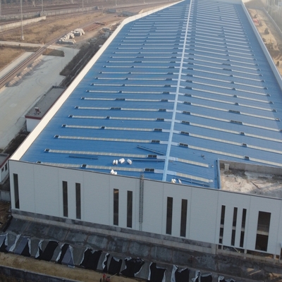 Vorgefertigte Stahlkonstruktionswerkstatt Q235B Q355B ASTM A36 Lebensdauer 50 Jahre