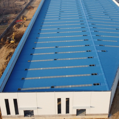 PEB-Stahlgebäude mit H-Säulen und Balken