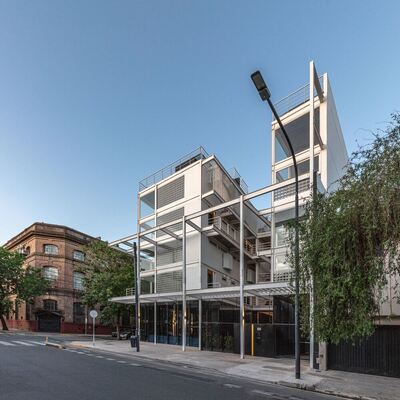 Moderne Stahlkonstruktionen Wohngebäude Dauerhafte Fertigbauten für das städtische Wohnen