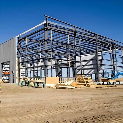 Q355 Stahl Klarspannfarbe Industriedesign vorgefertigte Stahlkonstruktion Lager