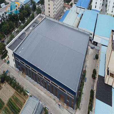 Modulares vorgefertigtes Stahlwarenlager, kundenspezifisch gebaut für Werkstatt- und Bürointegration