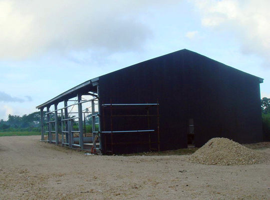 Stahlkonstruktions-Lagerhalle Metall-Lagerschuppen für Landmaschinen