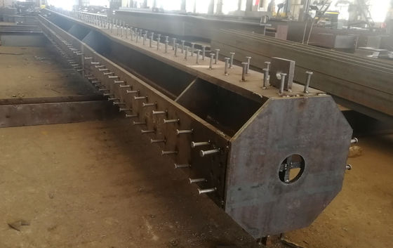Hot Dip Galvanisierte Fertigstahlkonstruktion Kreuzsäule