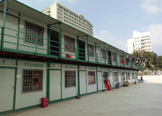 Tragbarer Fertigteil-Container-Schlafsaal mit verzinkter Struktur