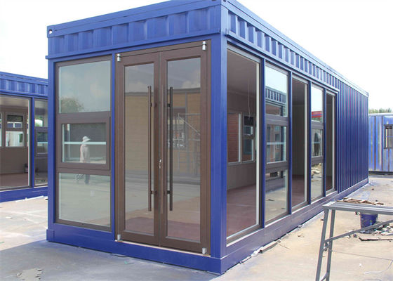 Galvanisiertes Stahlvorgefertigtes Containerhaus mit Glaswollplatten