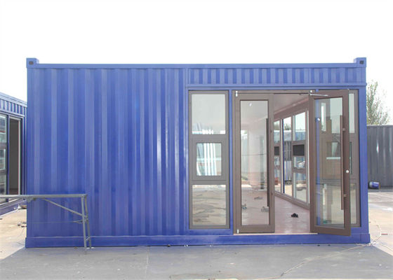 Galvanisiertes Stahlvorgefertigtes Containerhaus mit Glaswollplatten