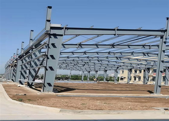 50Mx20M vorgefertigtes Stahllager mit galvanisiertem Rahmen