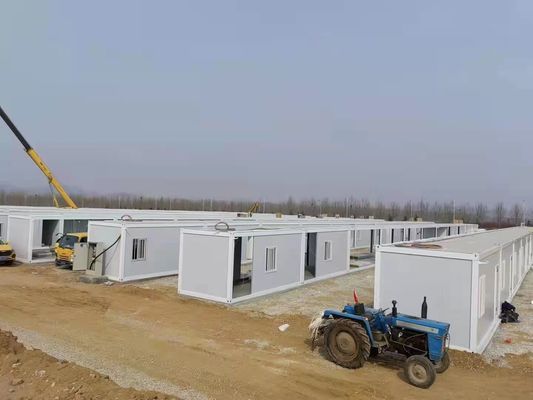 Galvanisiertes Stahlvorgefertigtes Containerhaus mit Glaswollplatten