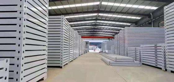 Galvanisiertes Prefab Containerhaus mit Glaswollplatten